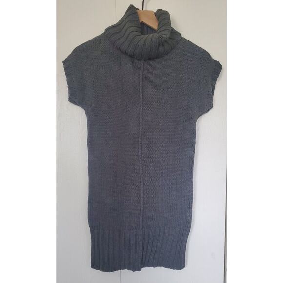 Victoria's Secret Gray Tunic Turtleneck Sweater with Removable Belt - Size XS - Picture 3 of 6